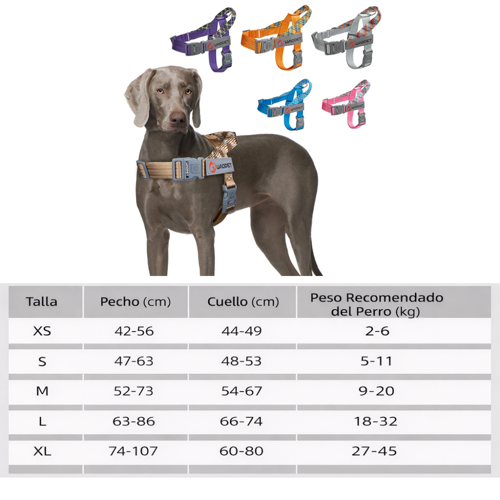 Arnés WAOPET© de Seguridad para Perro
