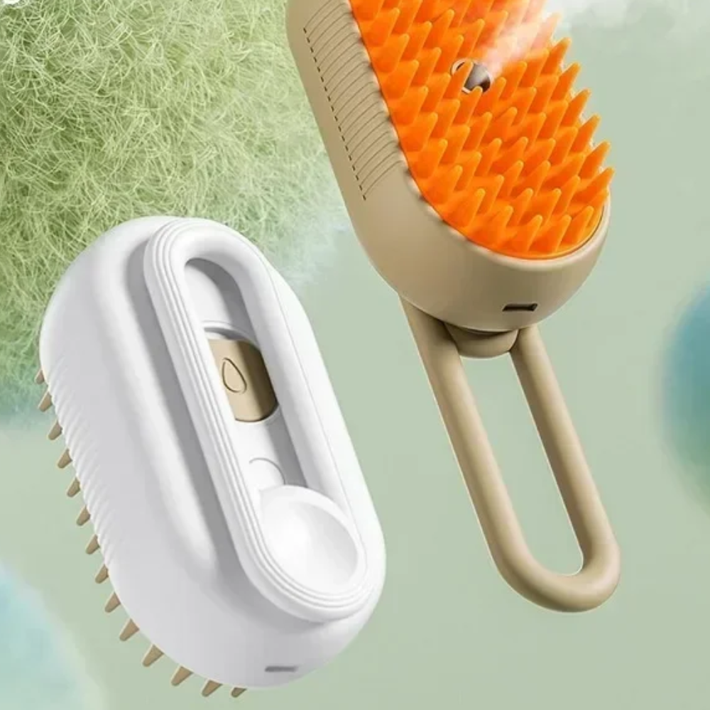 Cepillo de Vapor 3 en 1 para Perro