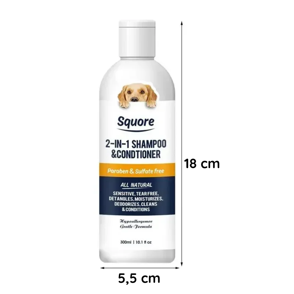 Champú y Acondicionador 2 en 1 para Perros