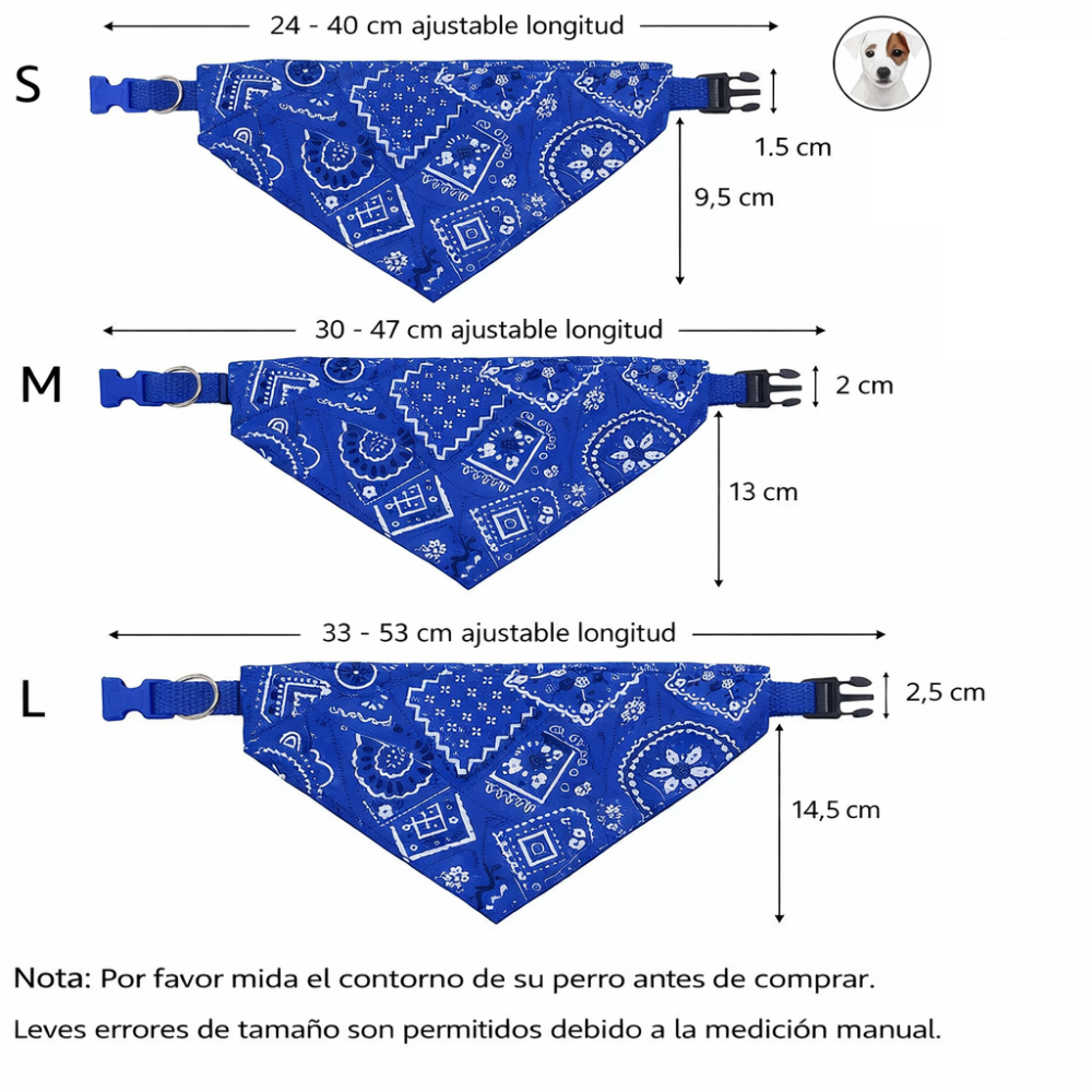Pañuelo Bandana Ajustable