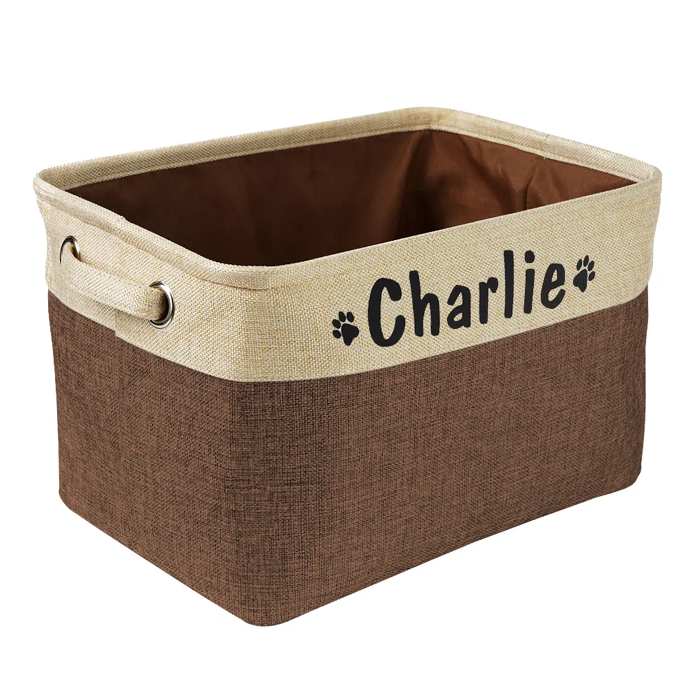 Cesta Personalizada para Juguetes de Perro