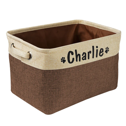 Cesta Personalizada para Juguetes de Perro