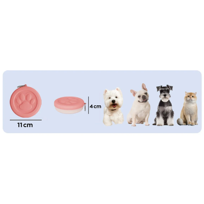Cuenco con Tapa Portátil para Perro