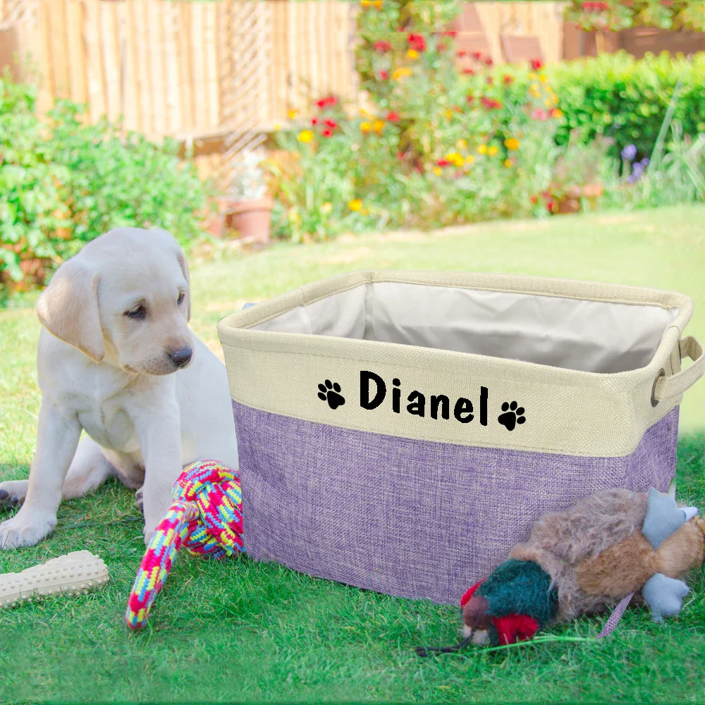 Cesta Personalizada para Juguetes de Perro