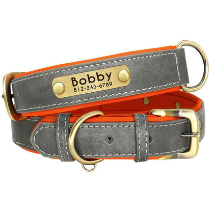 Collar de Cuero Personalizado