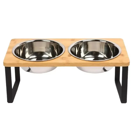 Soporte Elevado con Doble Cuenco