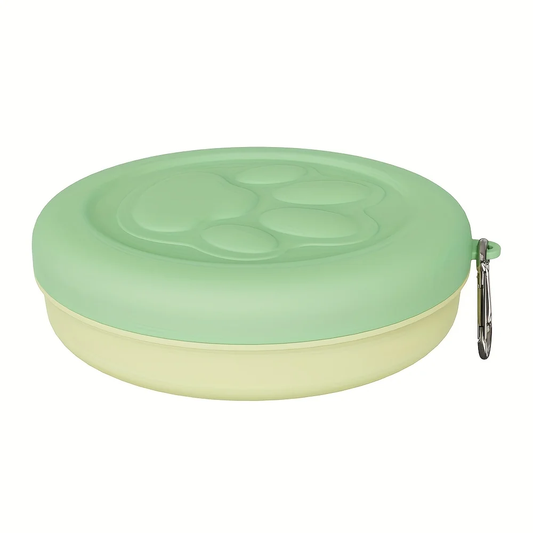Cuenco con Tapa Portátil para Perro