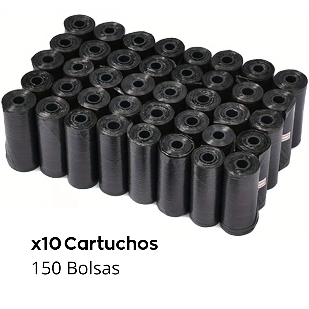 Bolsas reforzadas para excrementos de perro, vista general