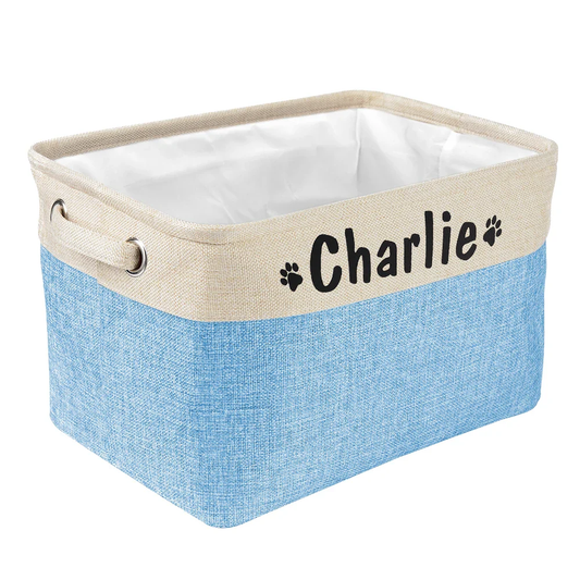 Cesta Personalizada para Juguetes de Perro