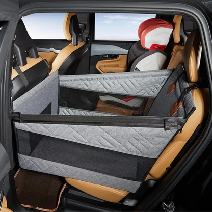 Protector de Asiento Trasero para Perros con Extensor Tipo Hamaca