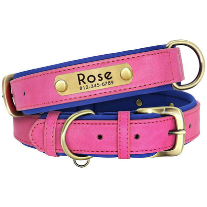 Collar de Cuero Personalizado