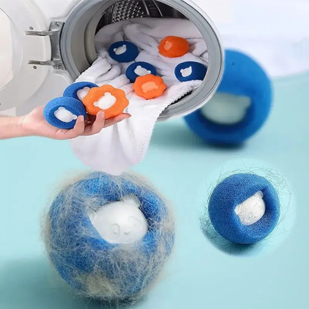 Bolas Quitapelo para Lavadora