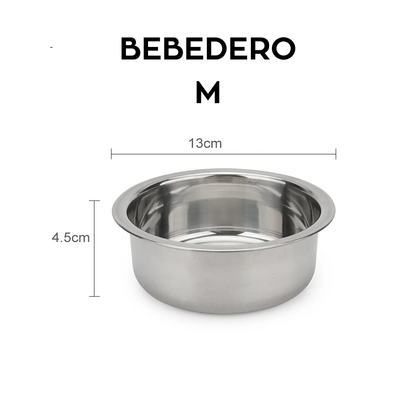 Cuenco de Acero Inoxidable para Perro