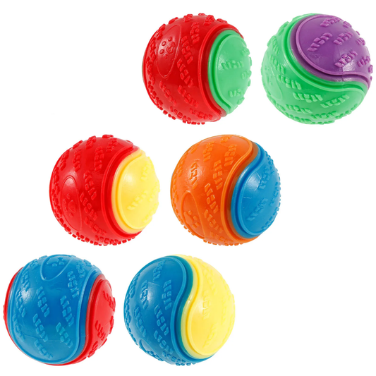 Pack de 6 Pelotas Sonoras para Perro