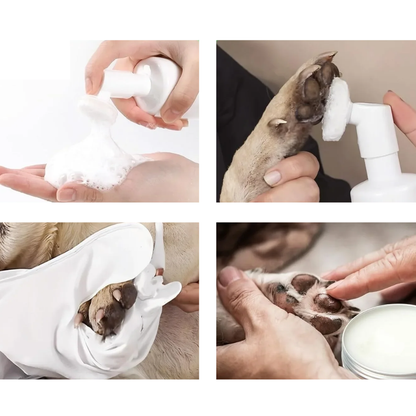 Balsamo hidratante del kit de cuidado de patas para perro