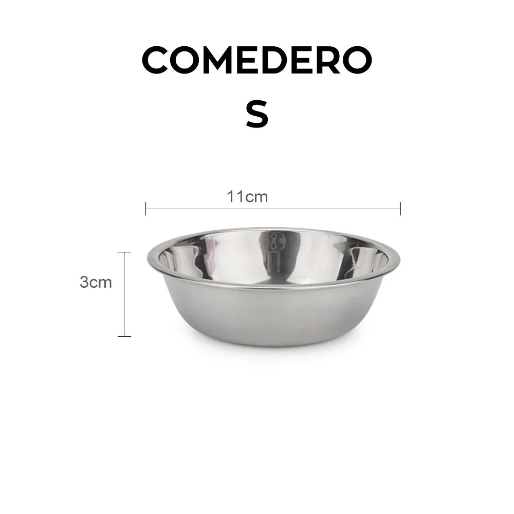 Cuenco de Acero Inoxidable para Perro