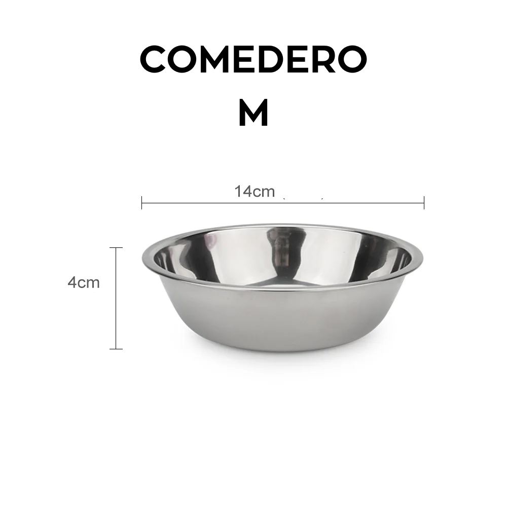 Cuenco de Acero Inoxidable para Perro