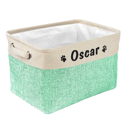 Cesta Personalizada para Juguetes de Perro