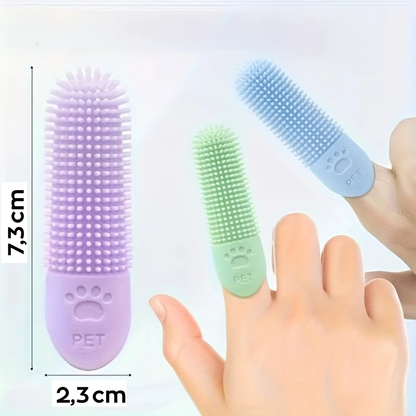 Cepillo de Dientes de Silicona para Perro