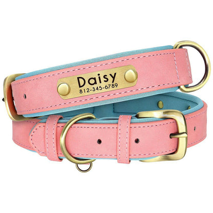 Collar de Cuero Personalizado