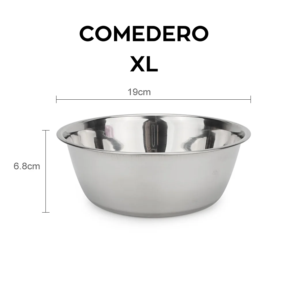 Cuenco de Acero Inoxidable para Perro
